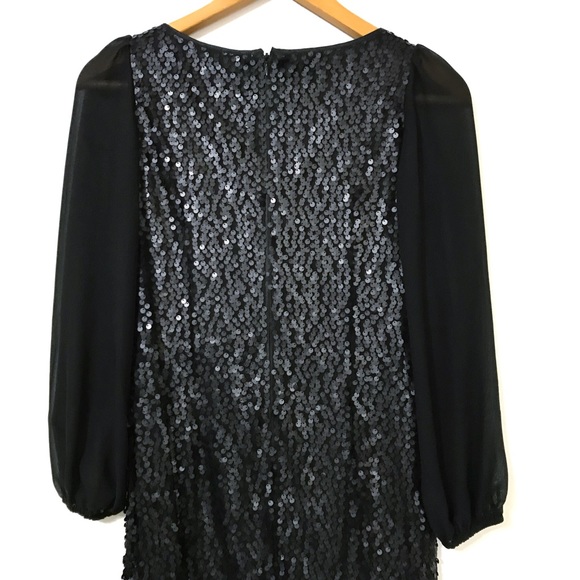 Eliza J Black Sequin Dress - Picture 6 of 7